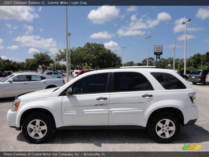 Summit White / Light Gray 2007 Chevrolet Equinox LS