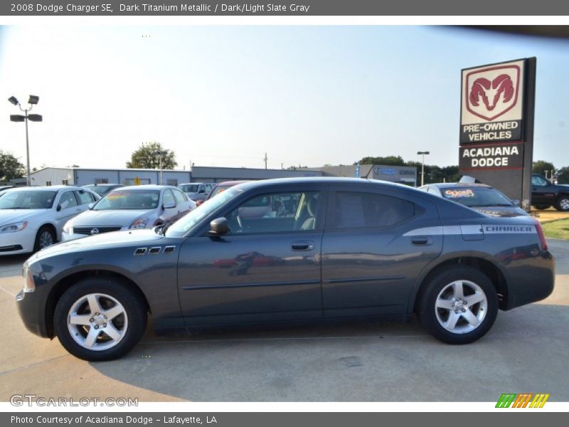 Dark Titanium Metallic / Dark/Light Slate Gray 2008 Dodge Charger SE