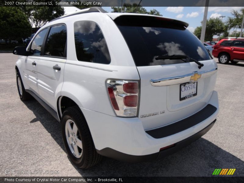 Summit White / Light Gray 2007 Chevrolet Equinox LS