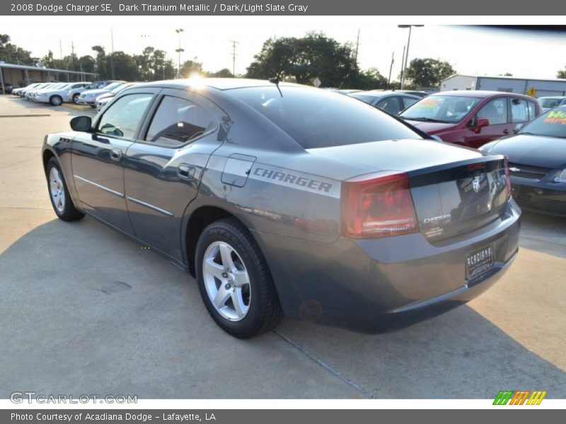 Dark Titanium Metallic / Dark/Light Slate Gray 2008 Dodge Charger SE