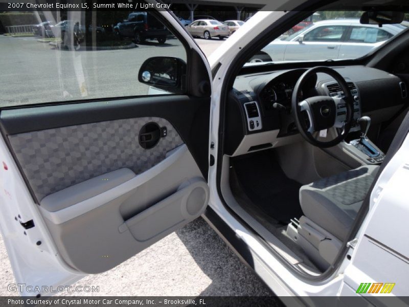 Summit White / Light Gray 2007 Chevrolet Equinox LS