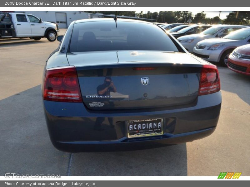 Dark Titanium Metallic / Dark/Light Slate Gray 2008 Dodge Charger SE