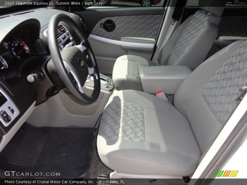 Summit White / Light Gray 2007 Chevrolet Equinox LS