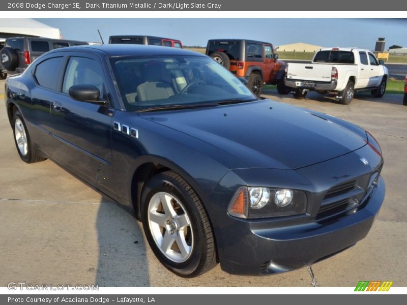 Dark Titanium Metallic / Dark/Light Slate Gray 2008 Dodge Charger SE