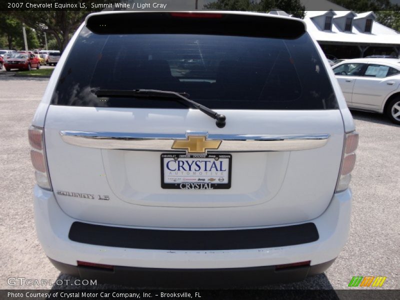 Summit White / Light Gray 2007 Chevrolet Equinox LS