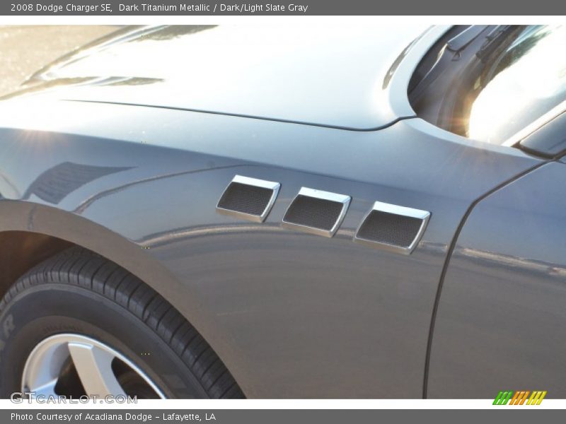 Dark Titanium Metallic / Dark/Light Slate Gray 2008 Dodge Charger SE
