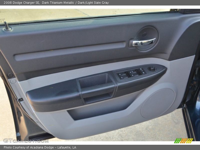 Dark Titanium Metallic / Dark/Light Slate Gray 2008 Dodge Charger SE