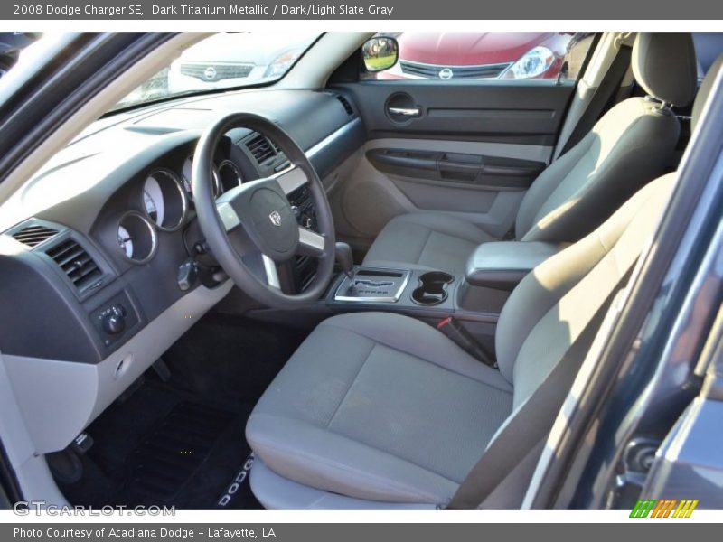 Dark Titanium Metallic / Dark/Light Slate Gray 2008 Dodge Charger SE