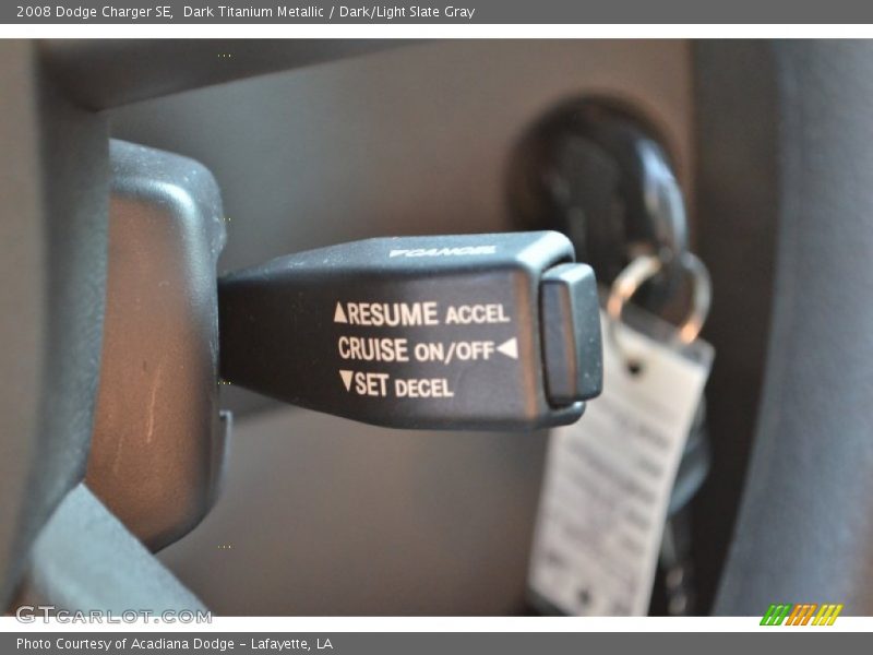Dark Titanium Metallic / Dark/Light Slate Gray 2008 Dodge Charger SE