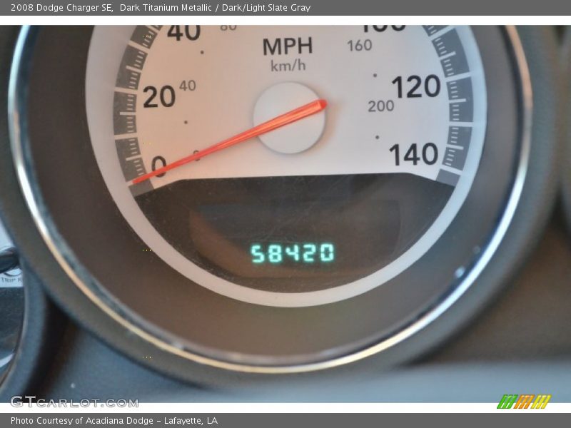 Dark Titanium Metallic / Dark/Light Slate Gray 2008 Dodge Charger SE