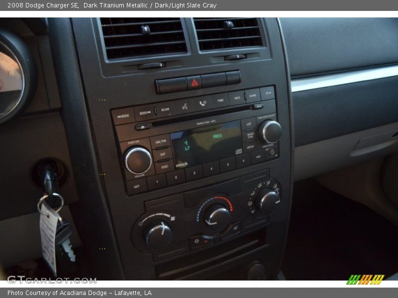 Dark Titanium Metallic / Dark/Light Slate Gray 2008 Dodge Charger SE
