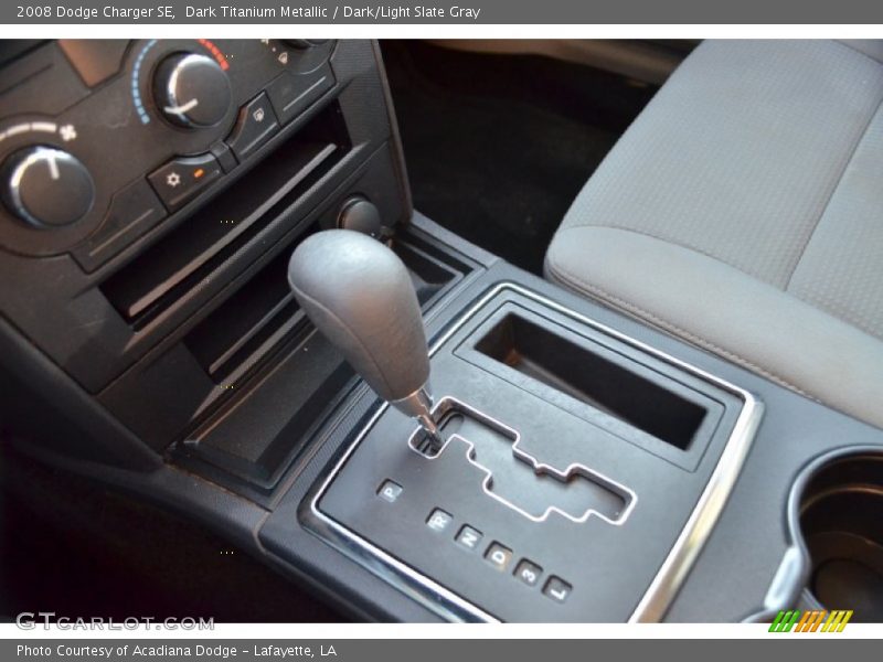 Dark Titanium Metallic / Dark/Light Slate Gray 2008 Dodge Charger SE