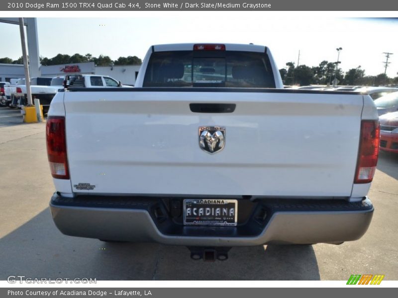 Stone White / Dark Slate/Medium Graystone 2010 Dodge Ram 1500 TRX4 Quad Cab 4x4