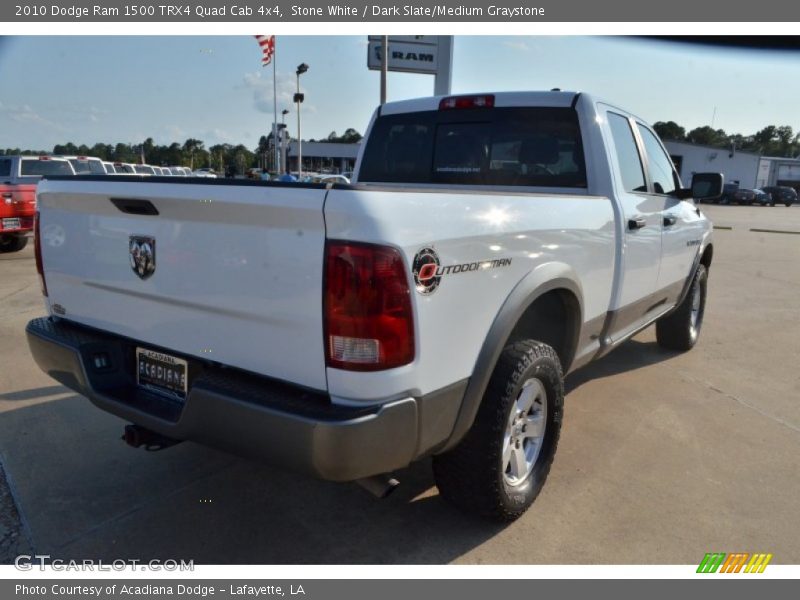 Stone White / Dark Slate/Medium Graystone 2010 Dodge Ram 1500 TRX4 Quad Cab 4x4