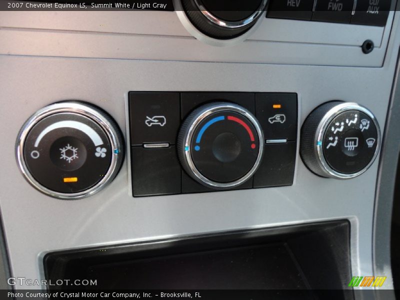 Summit White / Light Gray 2007 Chevrolet Equinox LS