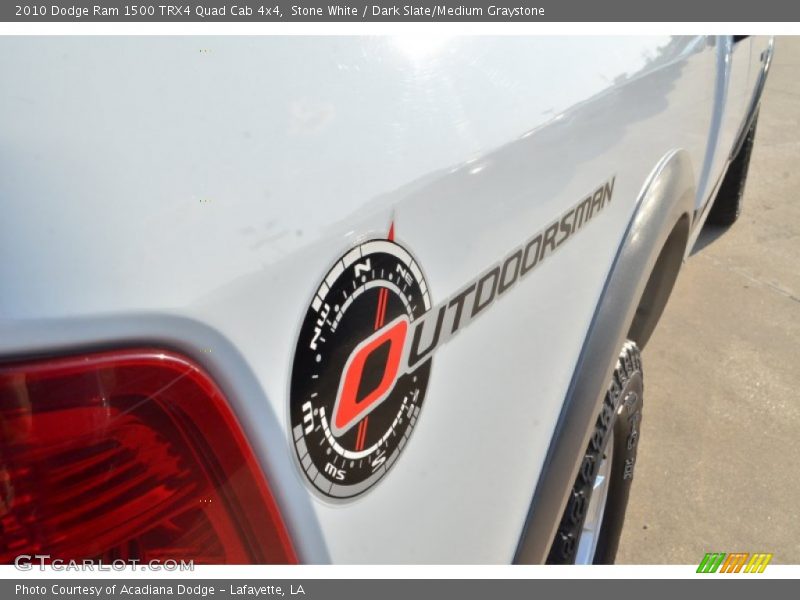 Stone White / Dark Slate/Medium Graystone 2010 Dodge Ram 1500 TRX4 Quad Cab 4x4