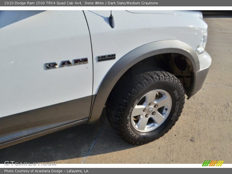 Stone White / Dark Slate/Medium Graystone 2010 Dodge Ram 1500 TRX4 Quad Cab 4x4