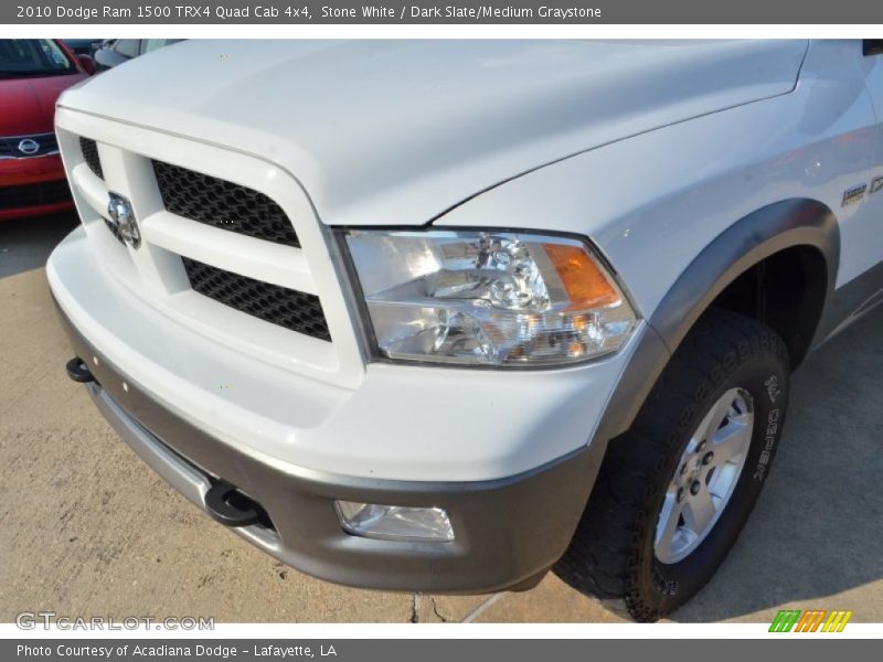 Stone White / Dark Slate/Medium Graystone 2010 Dodge Ram 1500 TRX4 Quad Cab 4x4