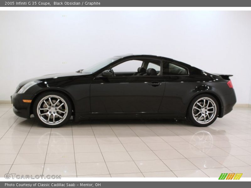 Black Obsidian / Graphite 2005 Infiniti G 35 Coupe