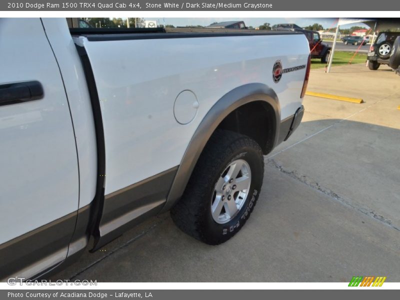 Stone White / Dark Slate/Medium Graystone 2010 Dodge Ram 1500 TRX4 Quad Cab 4x4