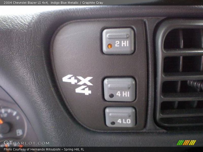 Indigo Blue Metallic / Graphite Gray 2004 Chevrolet Blazer LS 4x4
