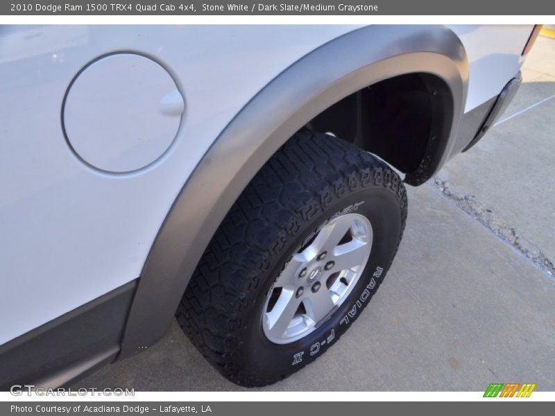 Stone White / Dark Slate/Medium Graystone 2010 Dodge Ram 1500 TRX4 Quad Cab 4x4
