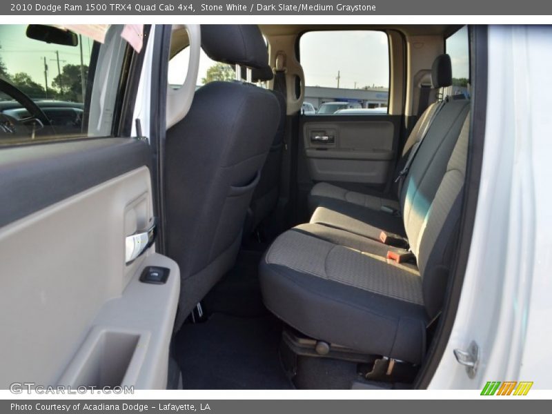Stone White / Dark Slate/Medium Graystone 2010 Dodge Ram 1500 TRX4 Quad Cab 4x4