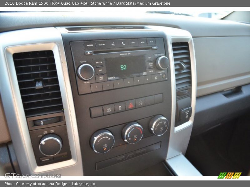 Stone White / Dark Slate/Medium Graystone 2010 Dodge Ram 1500 TRX4 Quad Cab 4x4