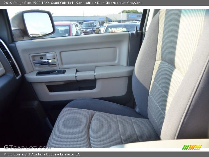 Stone White / Dark Slate/Medium Graystone 2010 Dodge Ram 1500 TRX4 Quad Cab 4x4