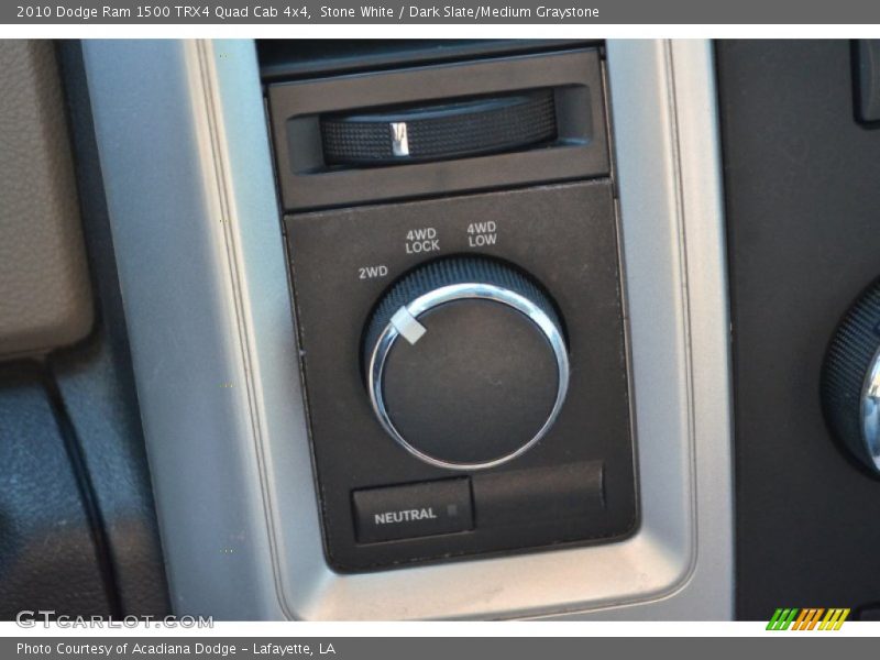 Stone White / Dark Slate/Medium Graystone 2010 Dodge Ram 1500 TRX4 Quad Cab 4x4