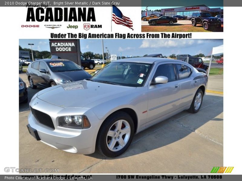 Bright Silver Metallic / Dark Slate Gray 2010 Dodge Charger R/T