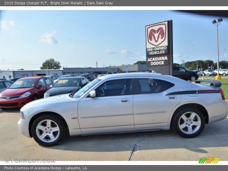 Bright Silver Metallic / Dark Slate Gray 2010 Dodge Charger R/T