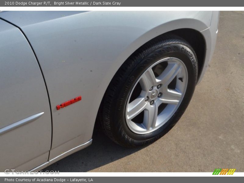 Bright Silver Metallic / Dark Slate Gray 2010 Dodge Charger R/T