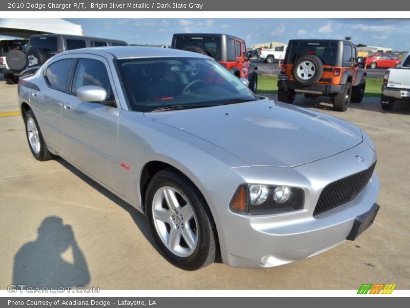 Bright Silver Metallic / Dark Slate Gray 2010 Dodge Charger R/T