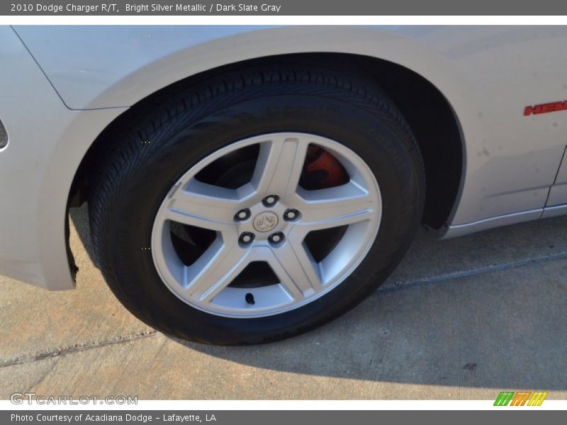 Bright Silver Metallic / Dark Slate Gray 2010 Dodge Charger R/T