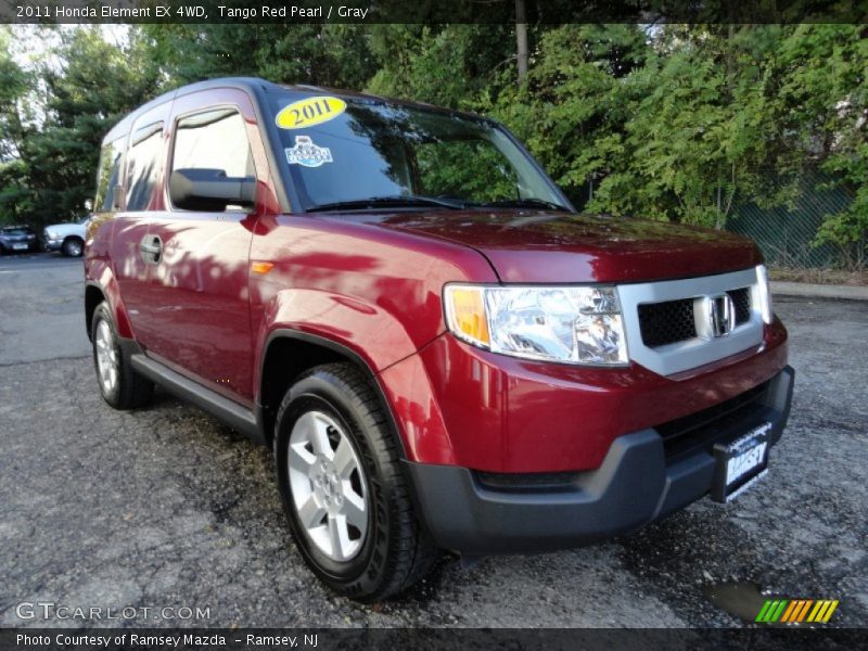 Tango Red Pearl / Gray 2011 Honda Element EX 4WD