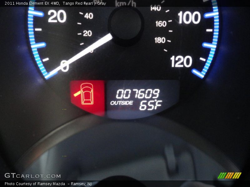 Tango Red Pearl / Gray 2011 Honda Element EX 4WD