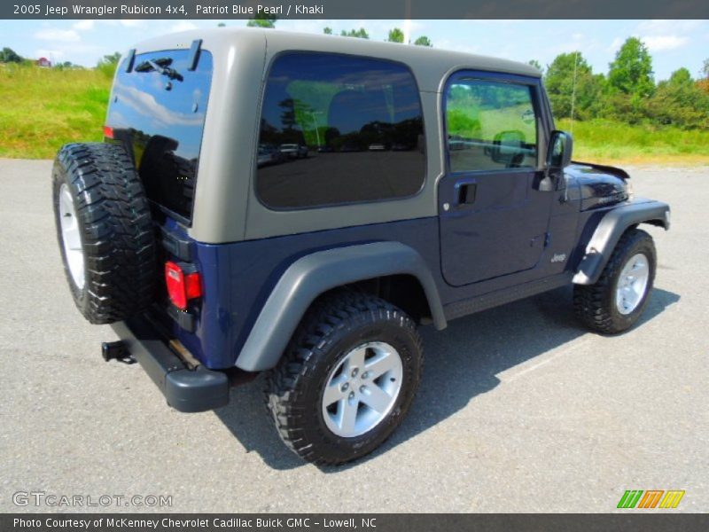 Patriot Blue Pearl / Khaki 2005 Jeep Wrangler Rubicon 4x4