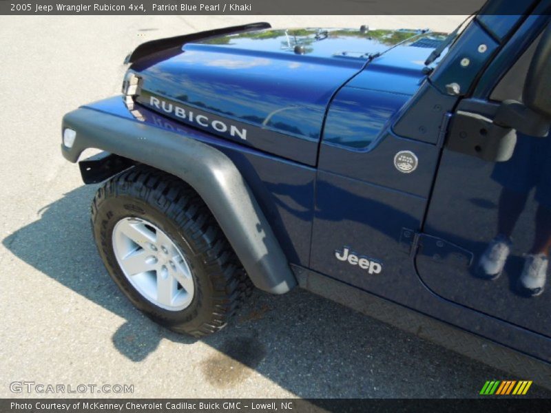 Patriot Blue Pearl / Khaki 2005 Jeep Wrangler Rubicon 4x4