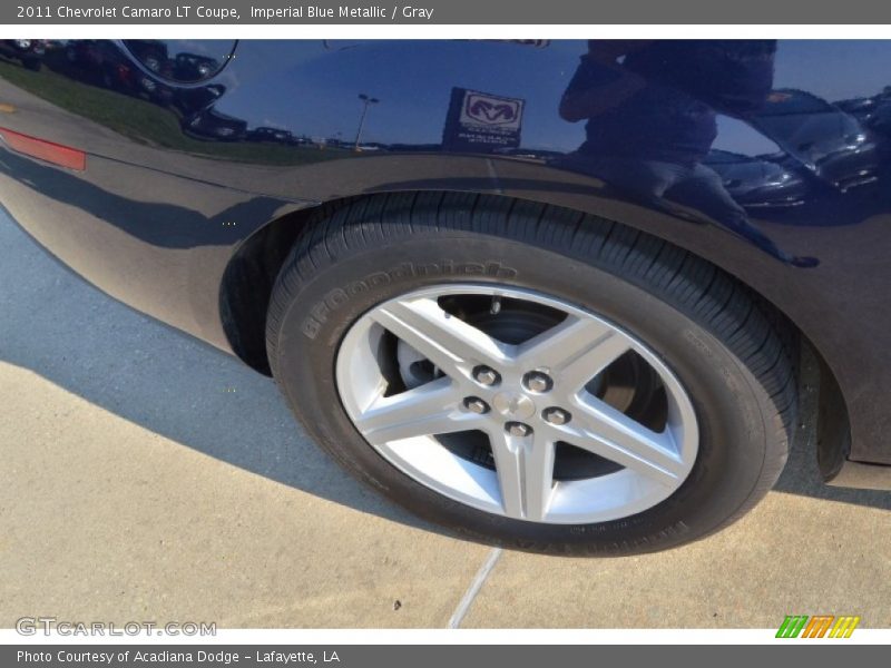 Imperial Blue Metallic / Gray 2011 Chevrolet Camaro LT Coupe