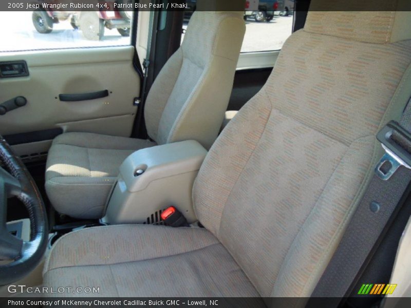 Patriot Blue Pearl / Khaki 2005 Jeep Wrangler Rubicon 4x4