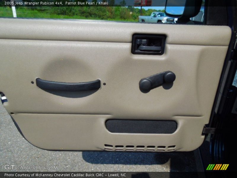 Patriot Blue Pearl / Khaki 2005 Jeep Wrangler Rubicon 4x4