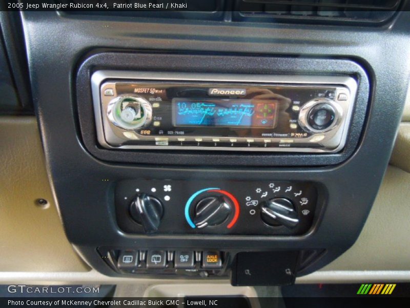 Patriot Blue Pearl / Khaki 2005 Jeep Wrangler Rubicon 4x4