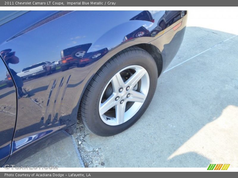 Imperial Blue Metallic / Gray 2011 Chevrolet Camaro LT Coupe