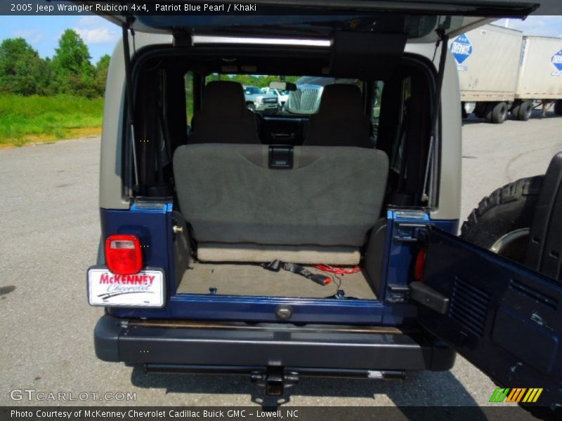 Patriot Blue Pearl / Khaki 2005 Jeep Wrangler Rubicon 4x4