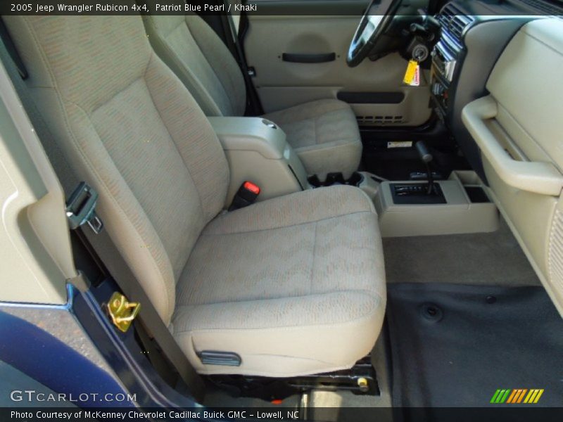 Patriot Blue Pearl / Khaki 2005 Jeep Wrangler Rubicon 4x4