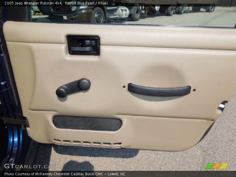 Patriot Blue Pearl / Khaki 2005 Jeep Wrangler Rubicon 4x4