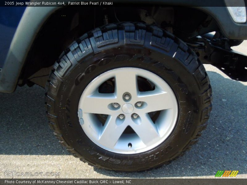 Patriot Blue Pearl / Khaki 2005 Jeep Wrangler Rubicon 4x4