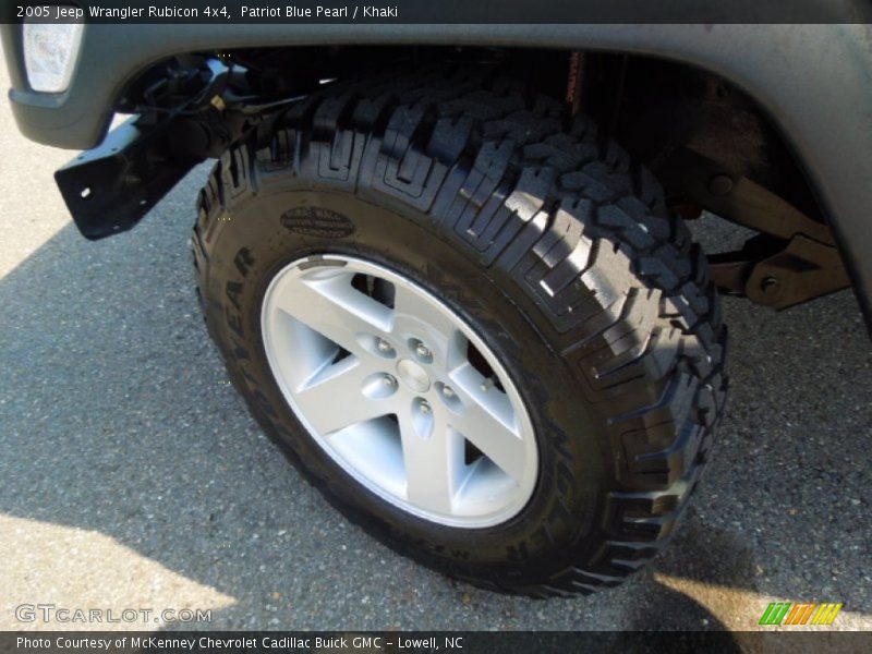 Patriot Blue Pearl / Khaki 2005 Jeep Wrangler Rubicon 4x4
