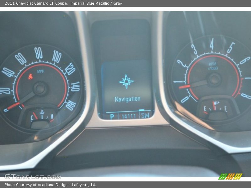 Imperial Blue Metallic / Gray 2011 Chevrolet Camaro LT Coupe